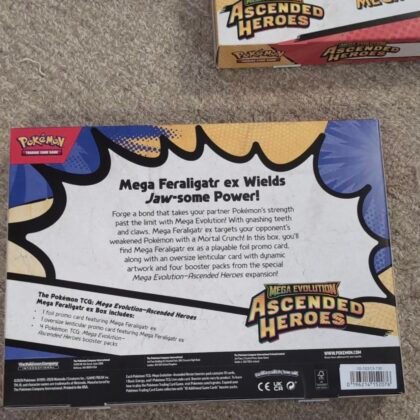 TCG Mega Evolution Ascended Heroes ex Box 2025 Booster Promo Oversized