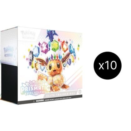 Prismatic Evolutions Elite Trainer Box Case - SV: Prismatic Evolutions (PRE)
