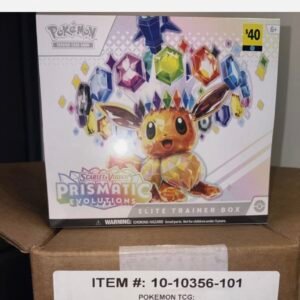 Prismatic Evolutions Case of 4 Dollar General Exclusive Sealed ETBs (Open Case)
