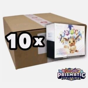 Pokemon TCG Prismatic Evolutions Elite Trainer Box ETB Case Sealed - 10x ETB
