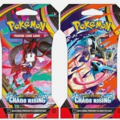 TCG ME04 CHAOS RISING SLEEVED BOOSTER CASE 144 ct Sealed