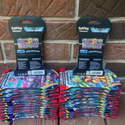 Chaos Rising Sleeved Booster Packs-FACTORY SEALED