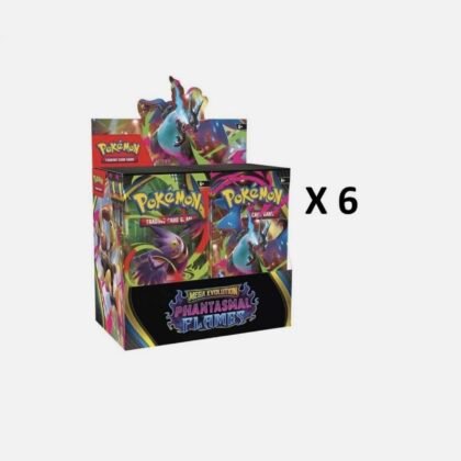 Pokemon Phantasmal Flames Booster Box ME02 Mega Evolutions CASE of 6 Sealed