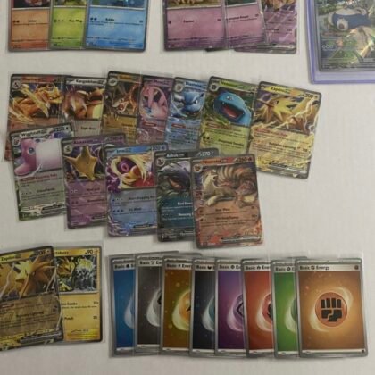 151 Complete Pokémon Set Common Holo Rare Reverse + EX Cards 165/165 +promos
